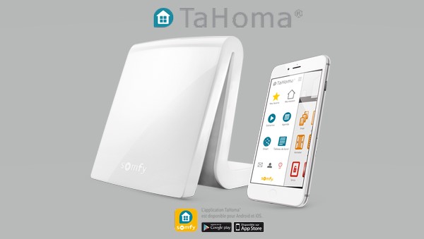 La box TaHoma de Somfy à installer par Komilfo