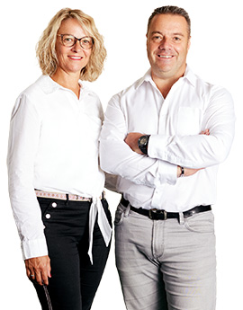 Sylvie et Bruno Pozza, adhérent Komilfo à Muret