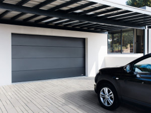 Porte De Garage Sectionnelle Sur Mesure Alu Bois Pvc