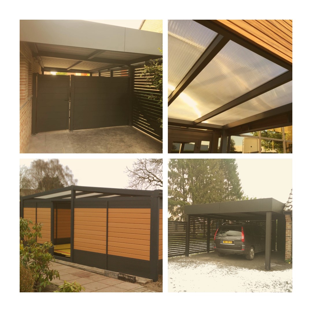 Les accessoires et options pour votre abri de voiture ou carport Komilfo