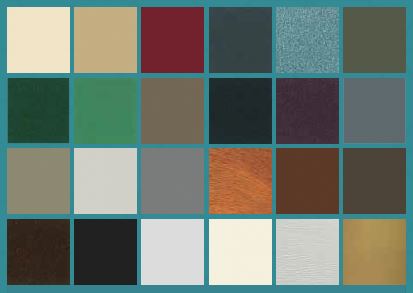 Les couleurs pour votre porte de garage battante Komilfo