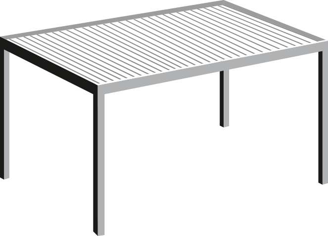 Pergola autoportée