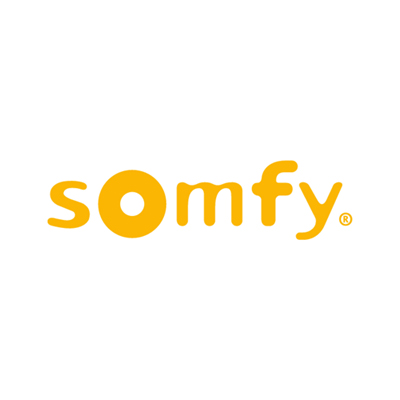 Logo Somfy partenaire Komilfo domotique