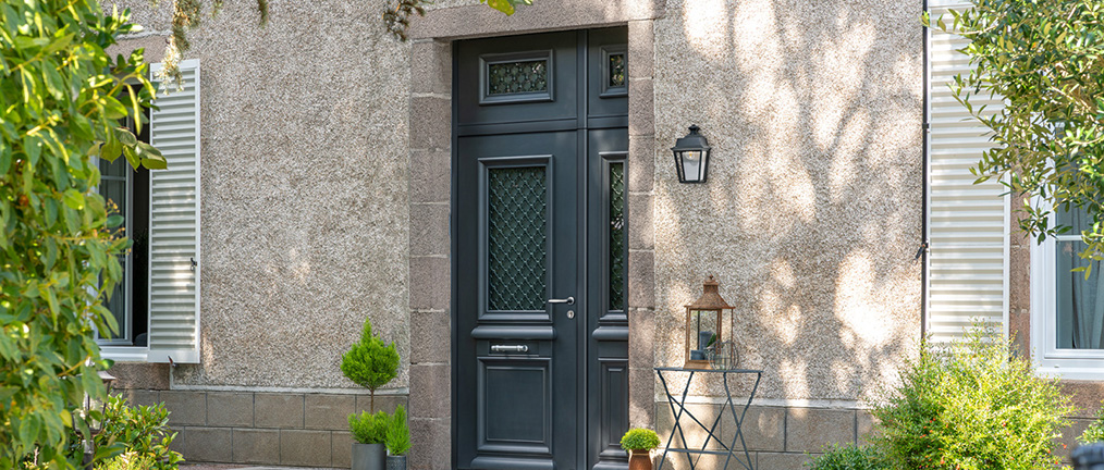 porte d'entrée aluminium