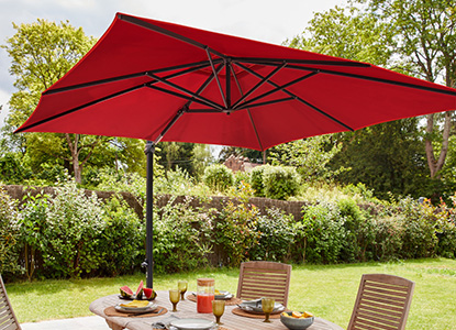 store de parasol dickson rouge