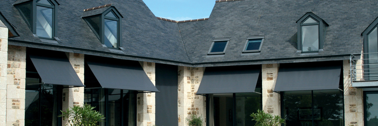 stores de fenêtres gris fournisseur soliso