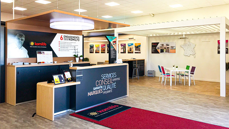 showroom Komilfo avec engagements