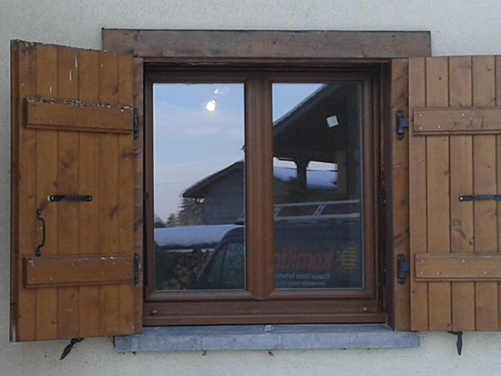 Fenêtres PVC décor bois