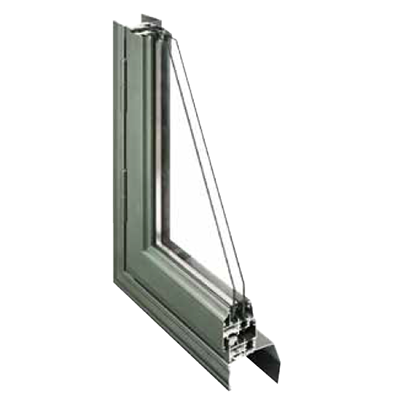 angle de fenêtre en aluminium