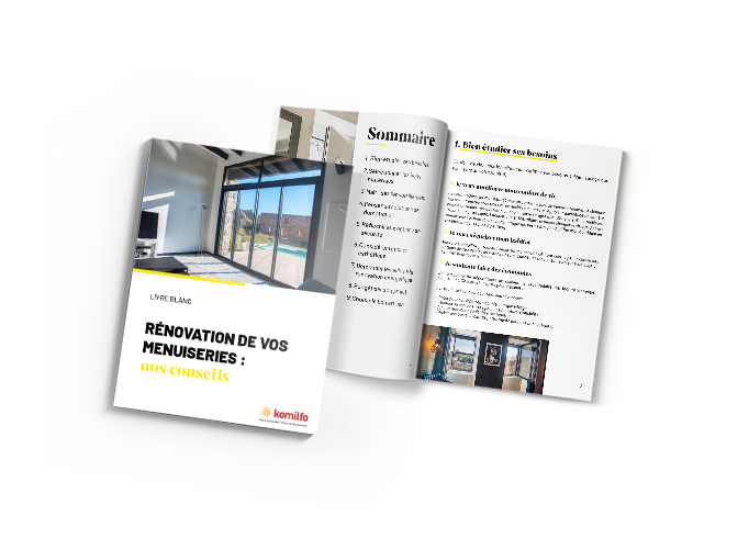 mockup livre blanc rénovation menuiseries