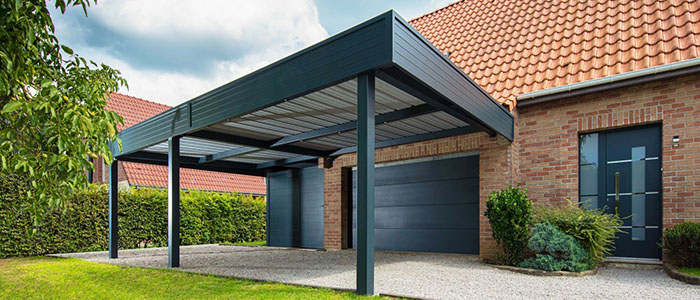 carport double adossé