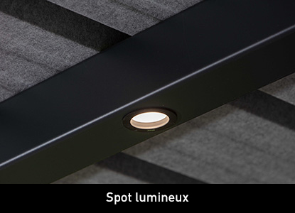 spot lumineux carport