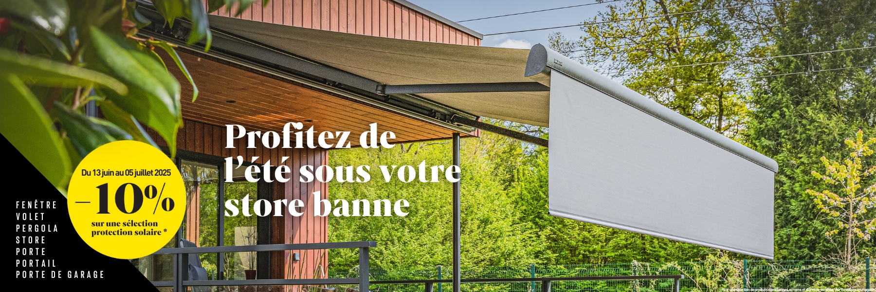 10% sur une sélection protection solaire*