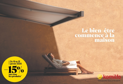 -15% sur tous nos produits*