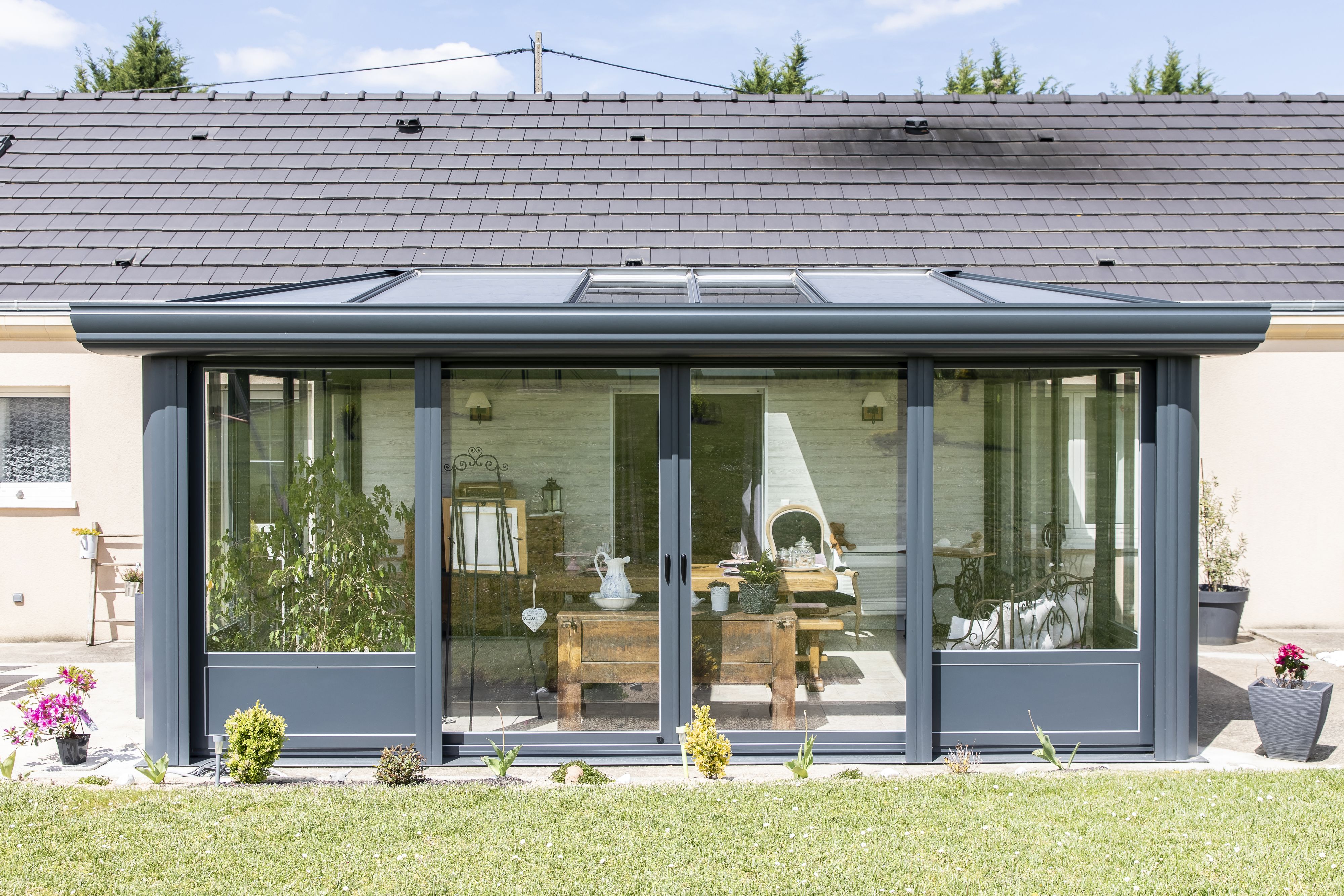 Véranda classique sur-mesure Komilfo