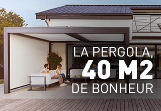 La pergola outdoor Komilfo, 40 m² de bonheur absolu !