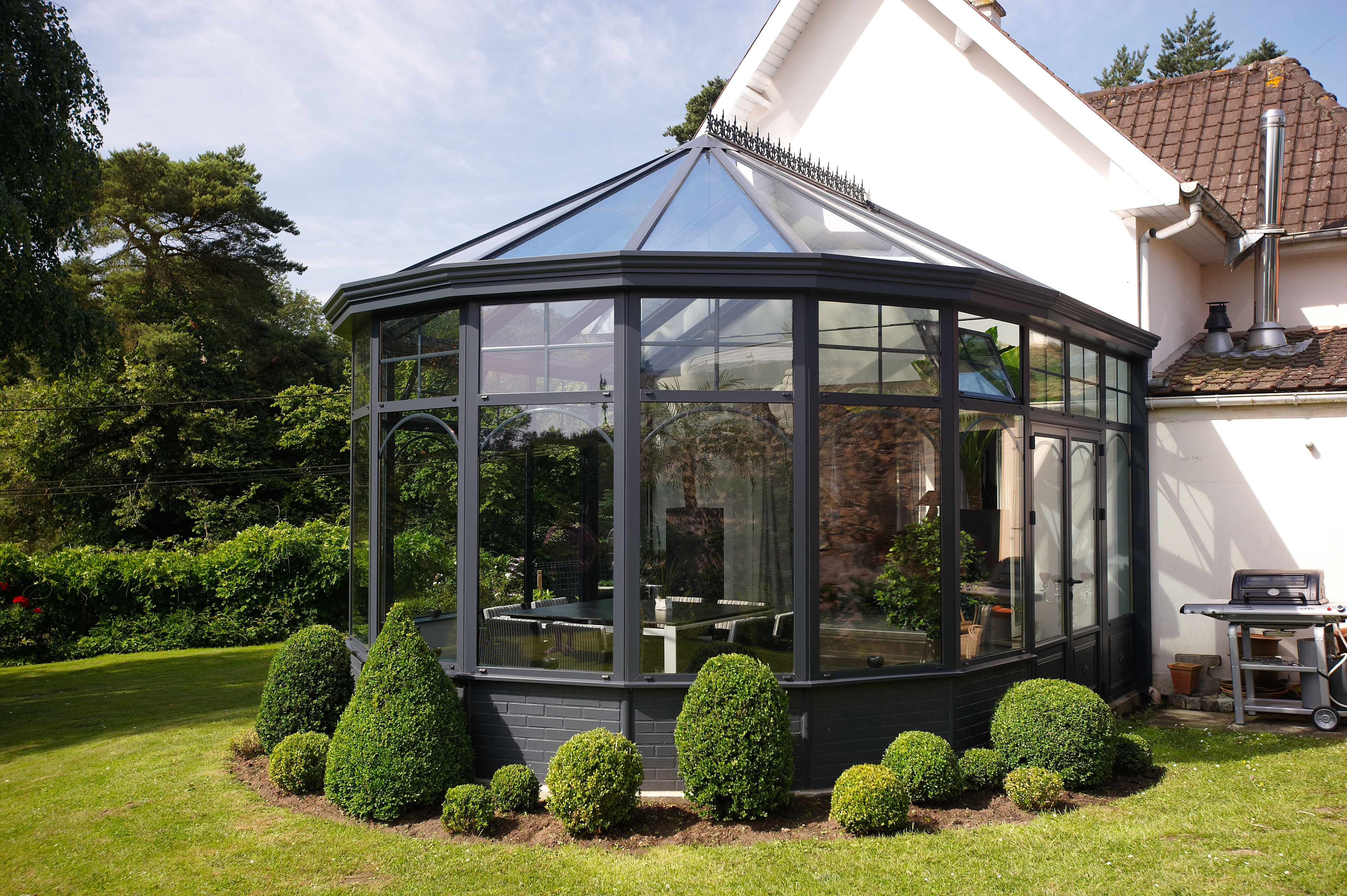 veranda sur mesure salle à manger salon sur auxerre 89 par Komilfo Géniès