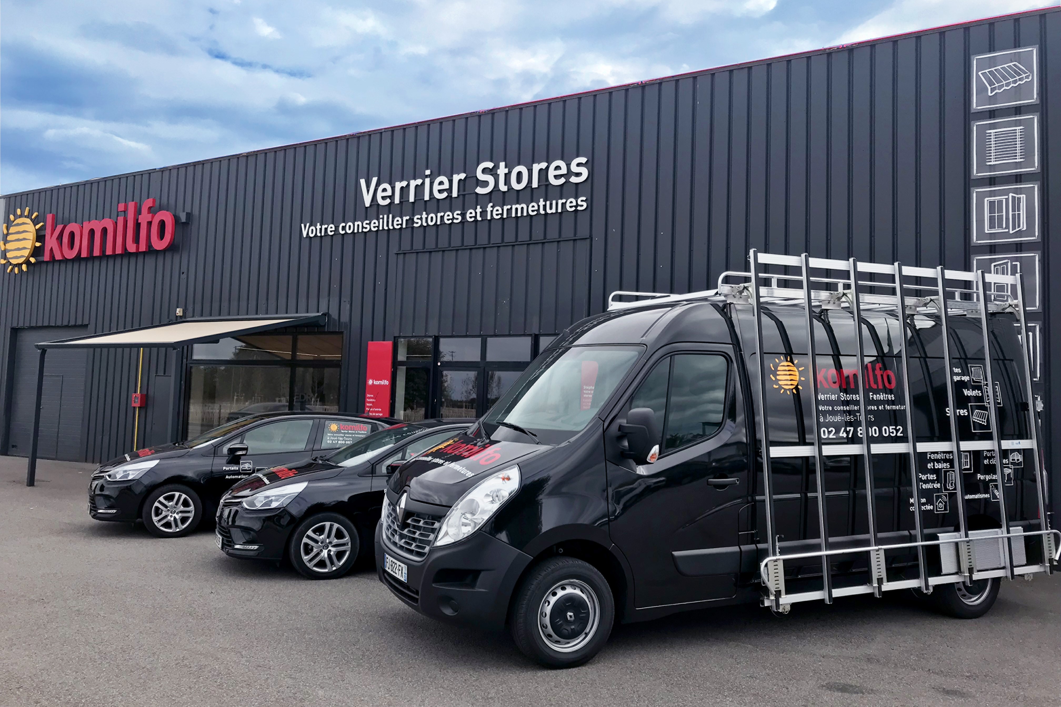 Magasin Verrier Stores et Fenêtres à Tours (37) - Komilfo