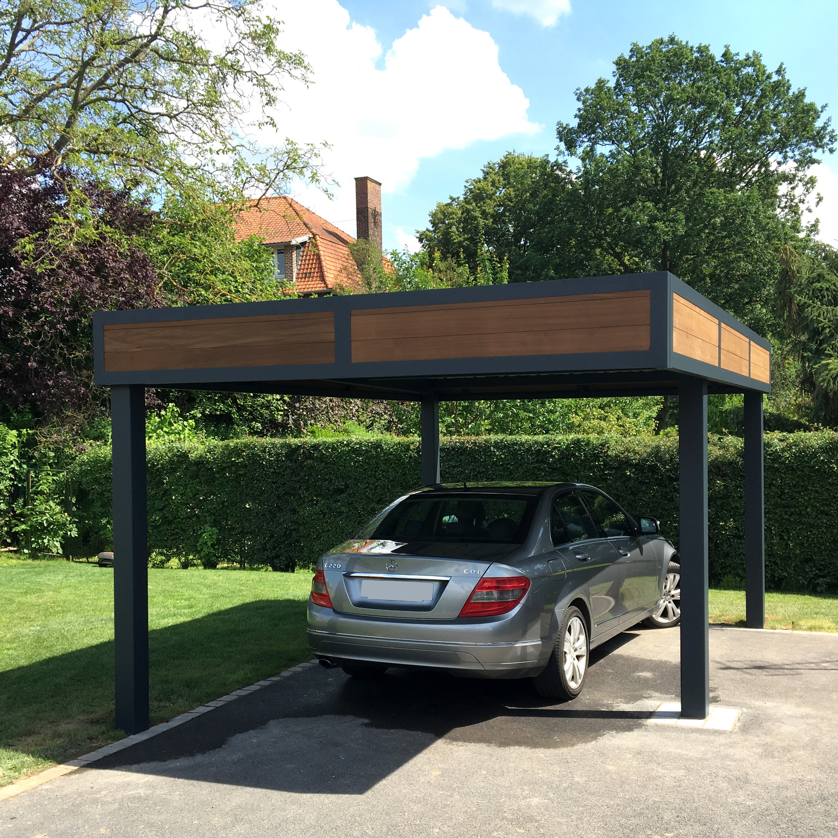 Le carport aluminium pour prendre soin de votre voiture - Komilfo