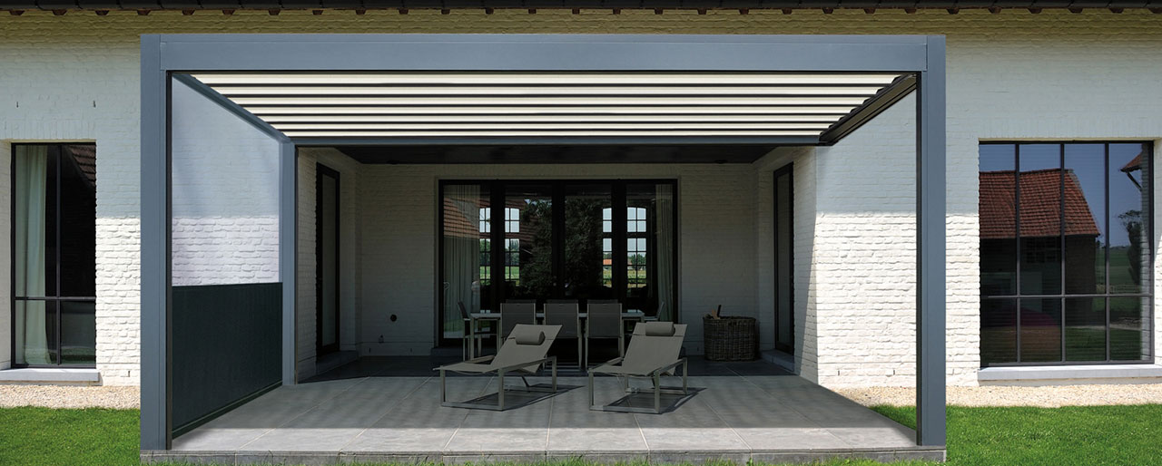 Pergola Adossée en Aluminium VERANCO - Devis Gratuit