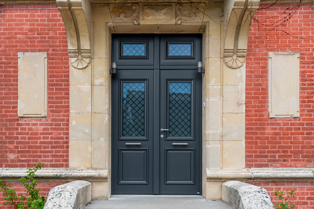 Porte entrée maison de maître