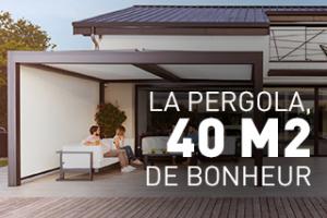 La pergola outdoor Komilfo, 40 m² de bonheur absolu !