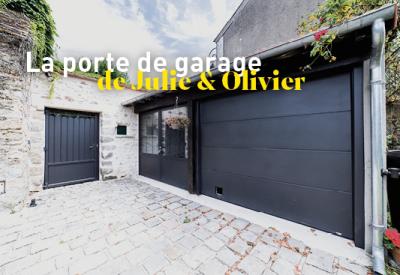 La porte de garage de Julie et Olivier 