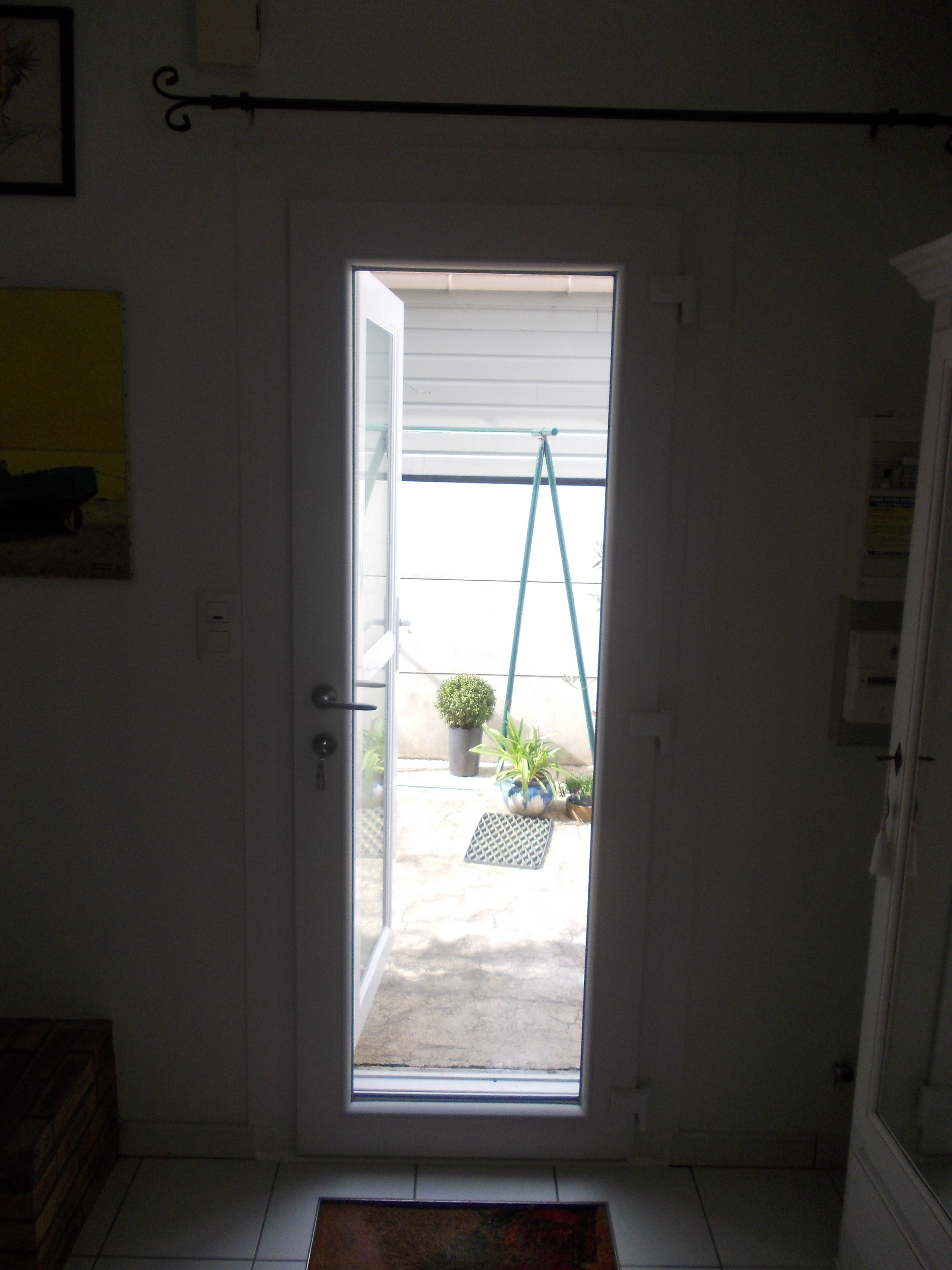 porte d'entrée vitrée