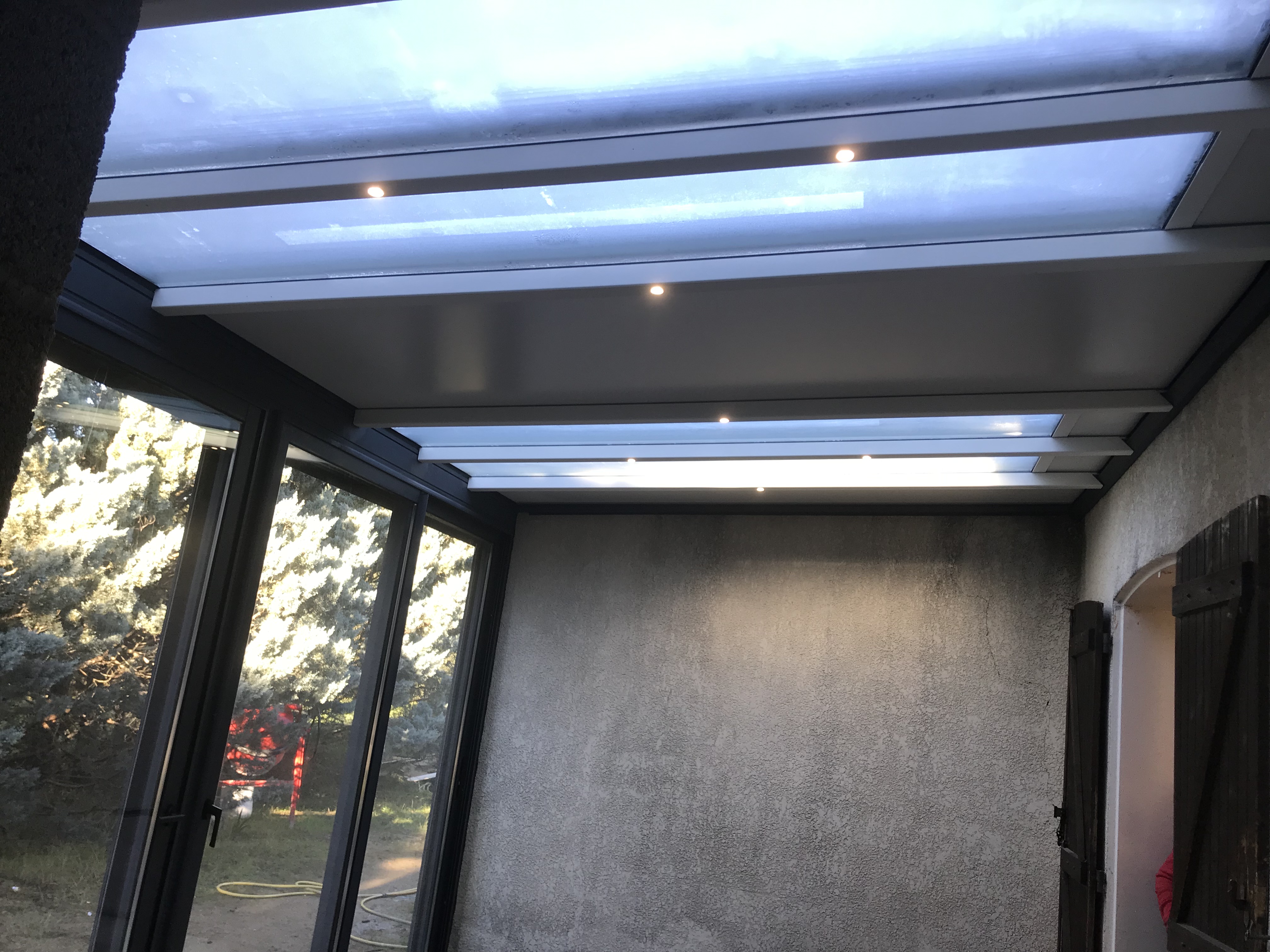 toit terrasse avec leds