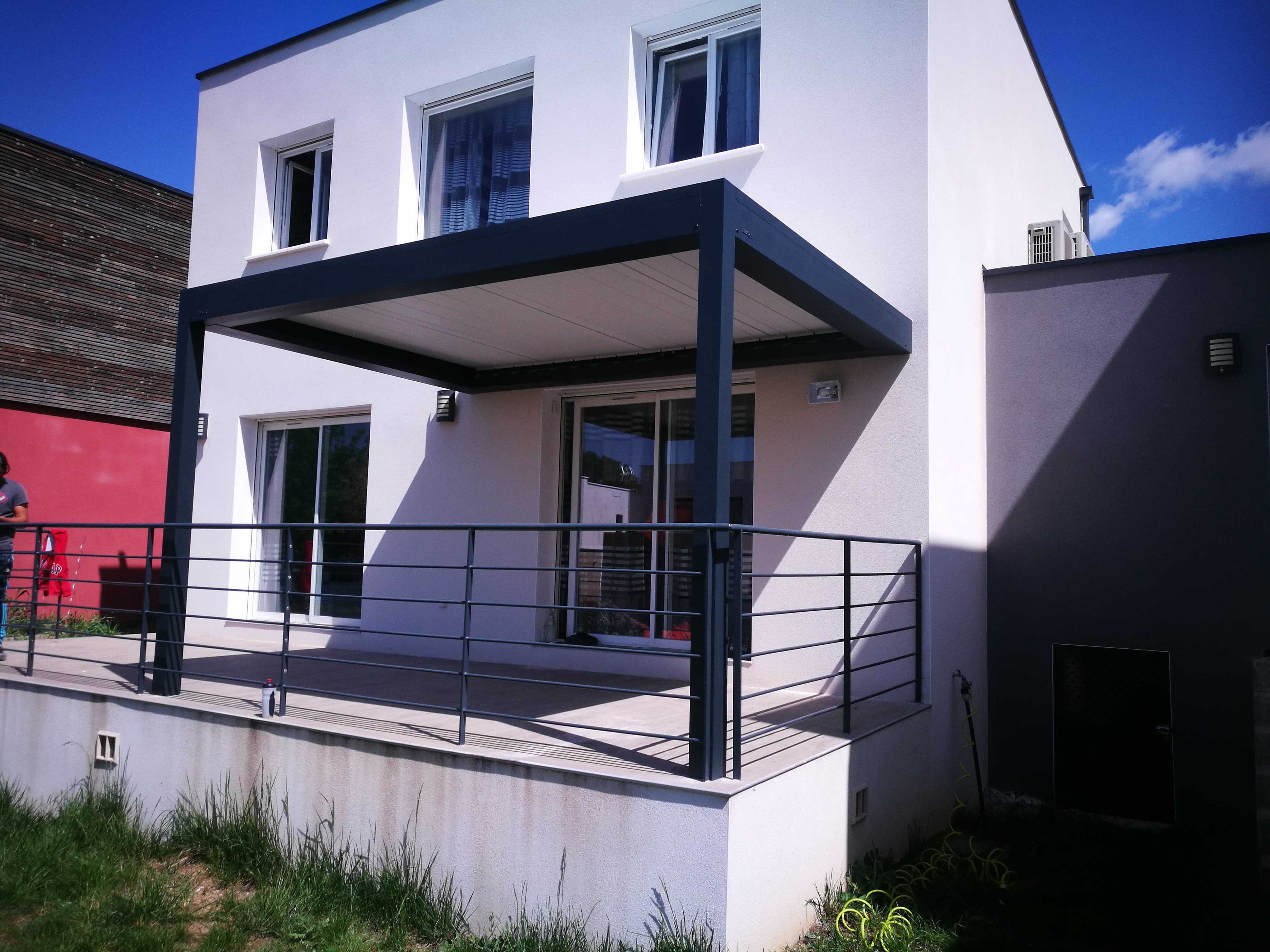 pergola adossée