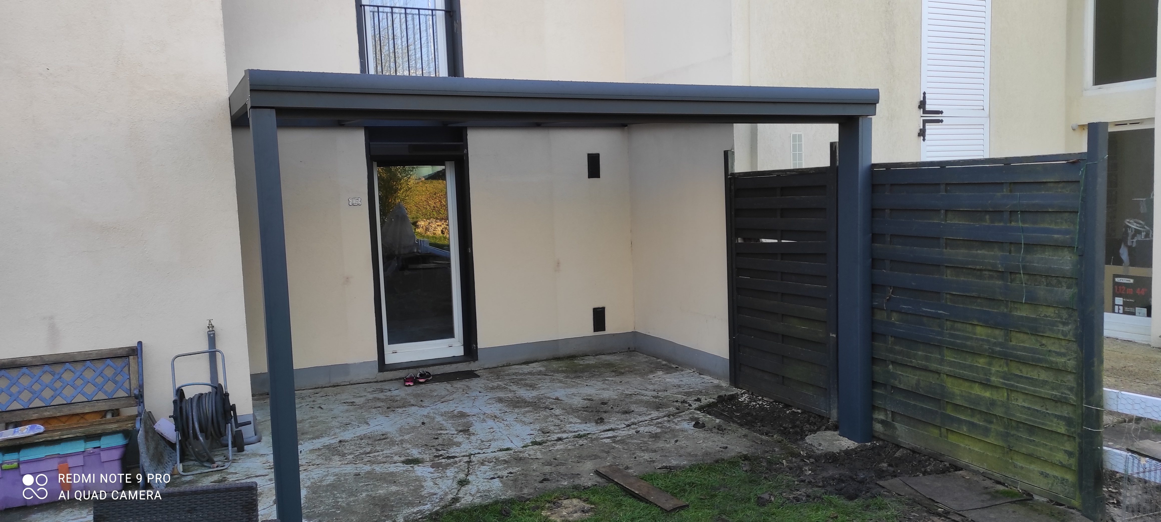 pergola adossée à la maison