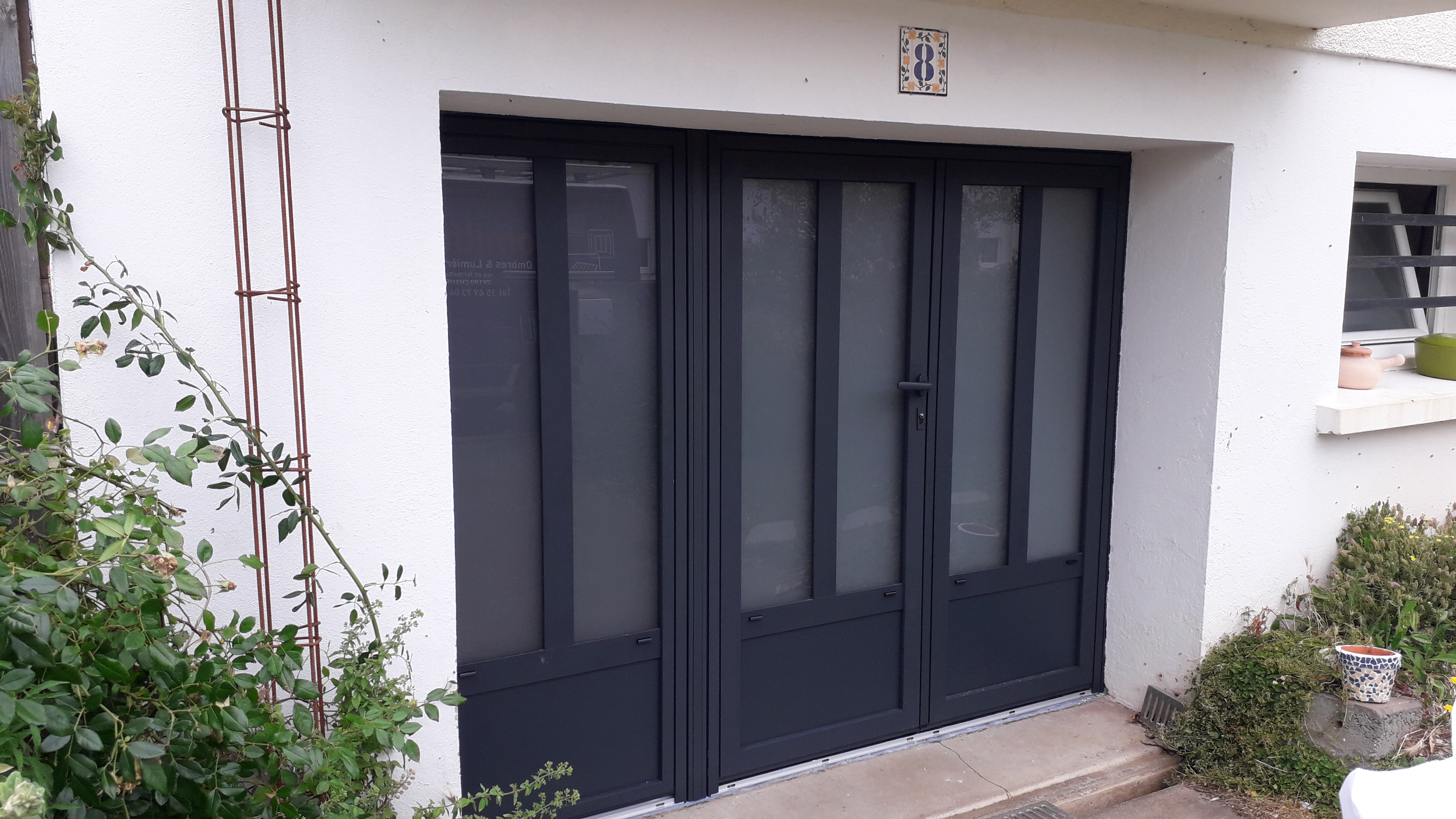 porte de garage battante style atelier