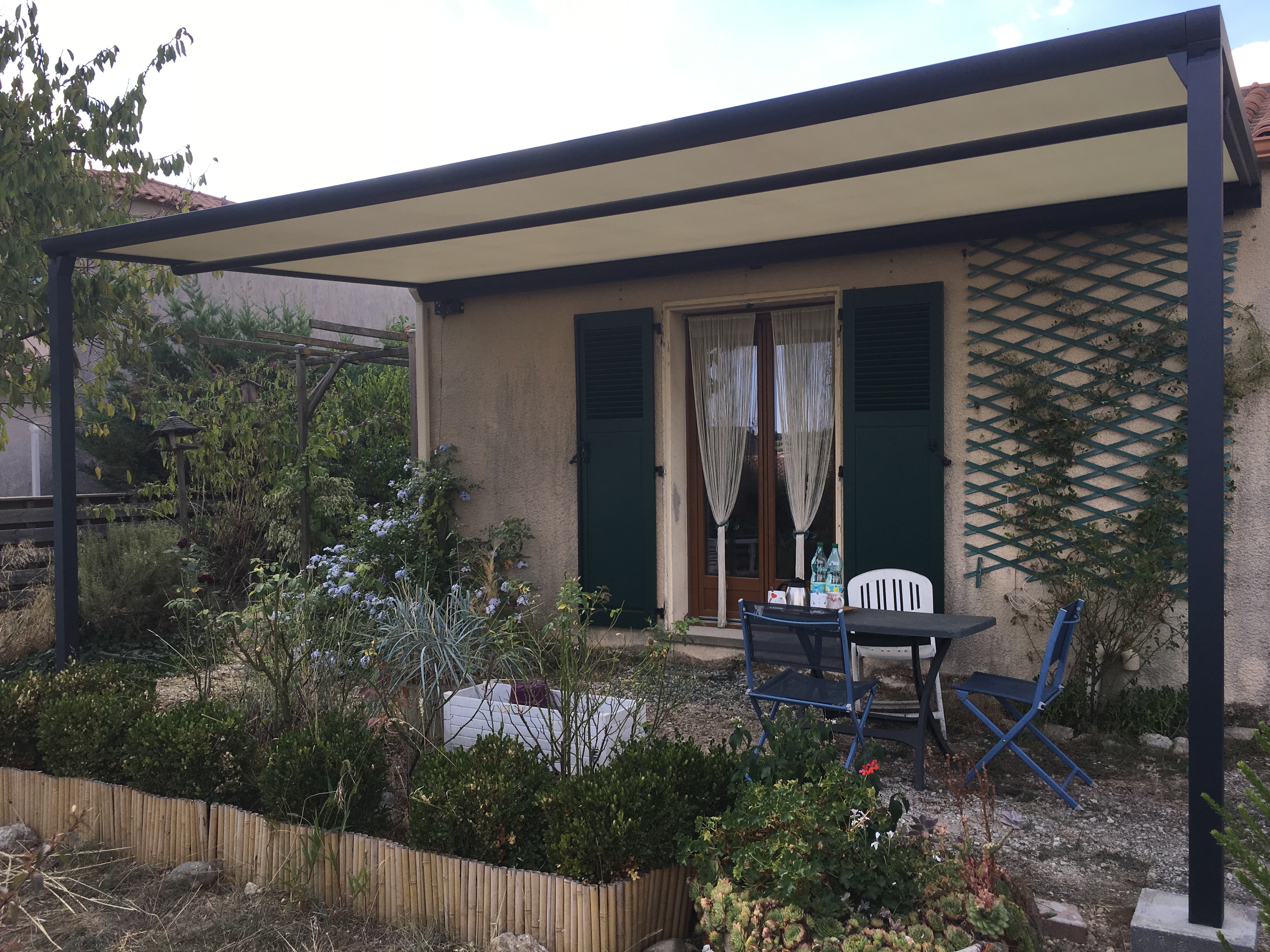 pergola adossée